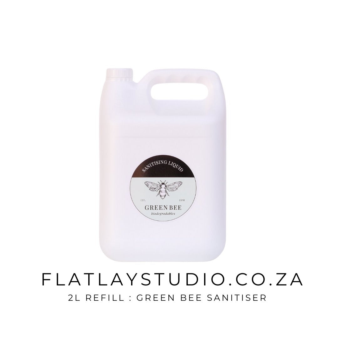 Green Bee Sanitizer - 2 litre Refill - FlatlayStudio Sanitiser