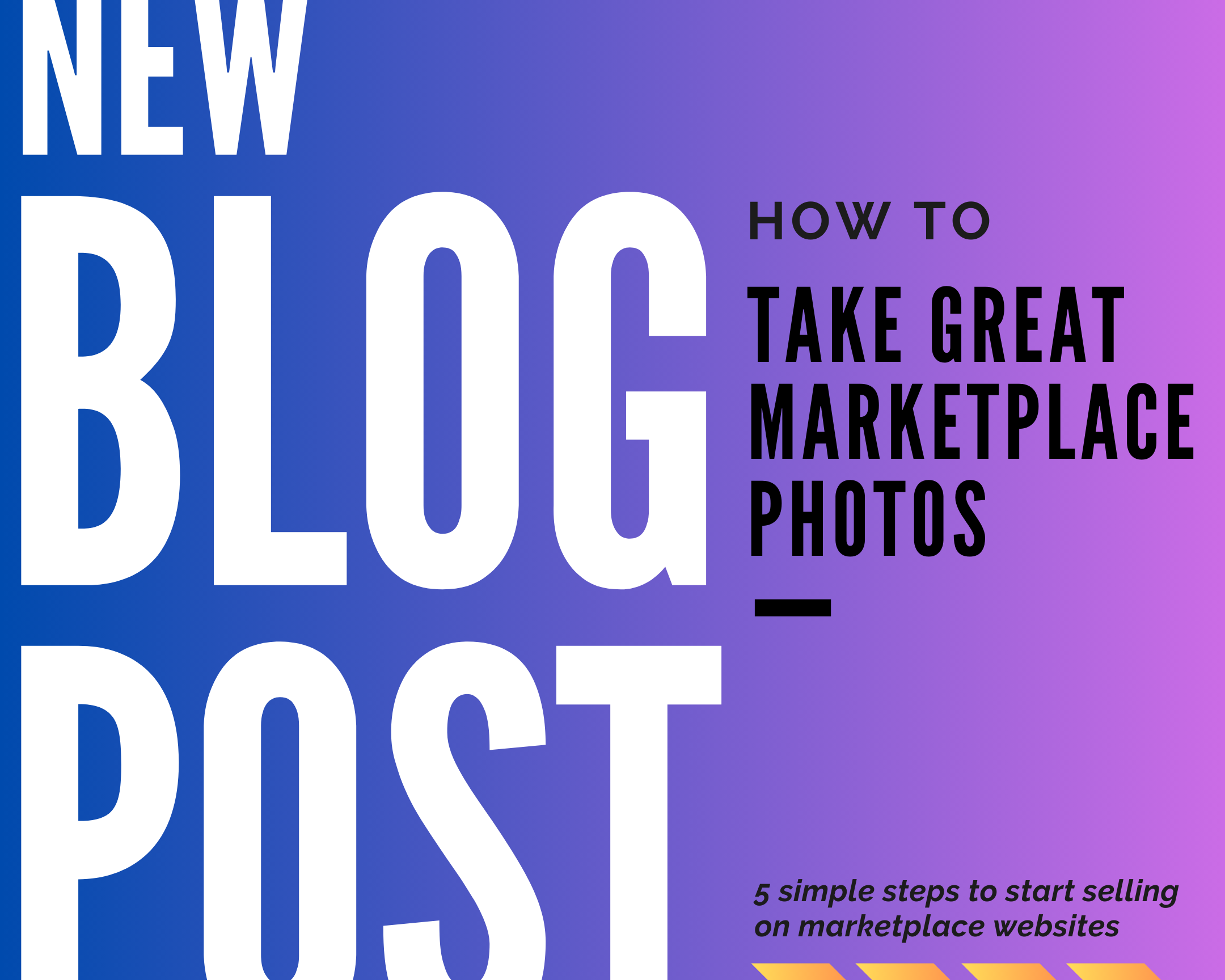 Take GREAT Marketplace Product photos in 5 easy steps