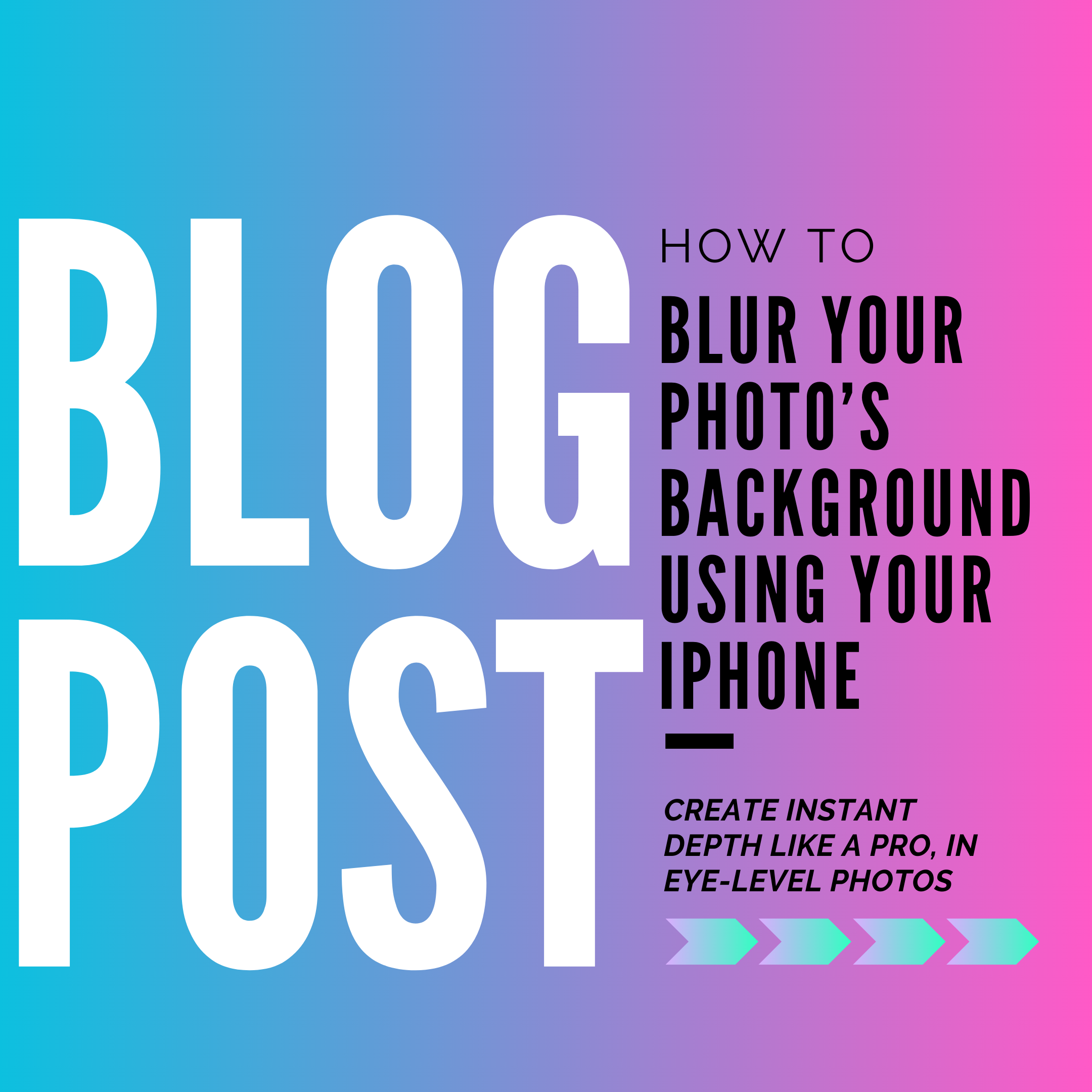 iPhone Photography How-To: Blurring the Background