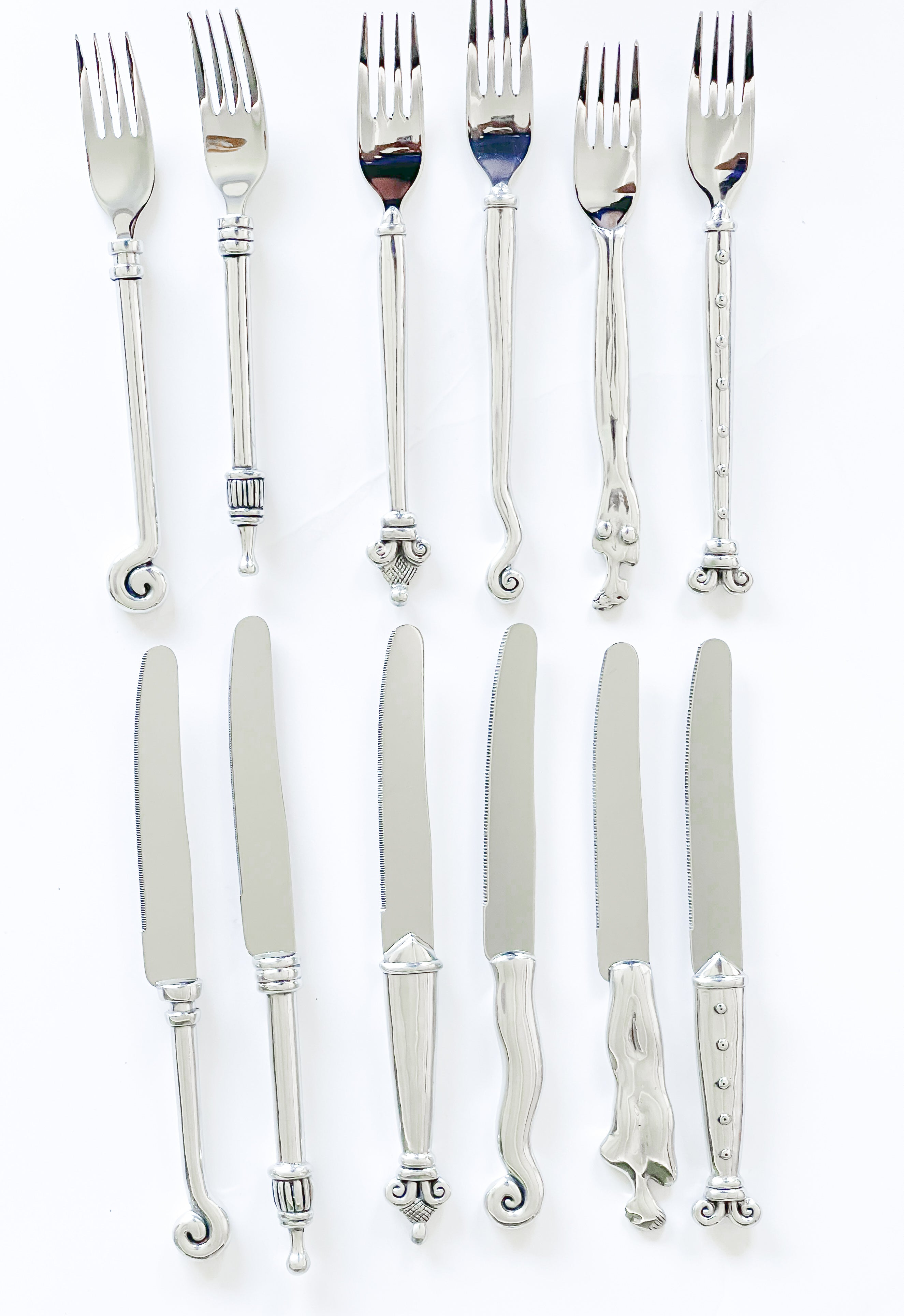 Carrol Boyes Pewter Cutlery Set