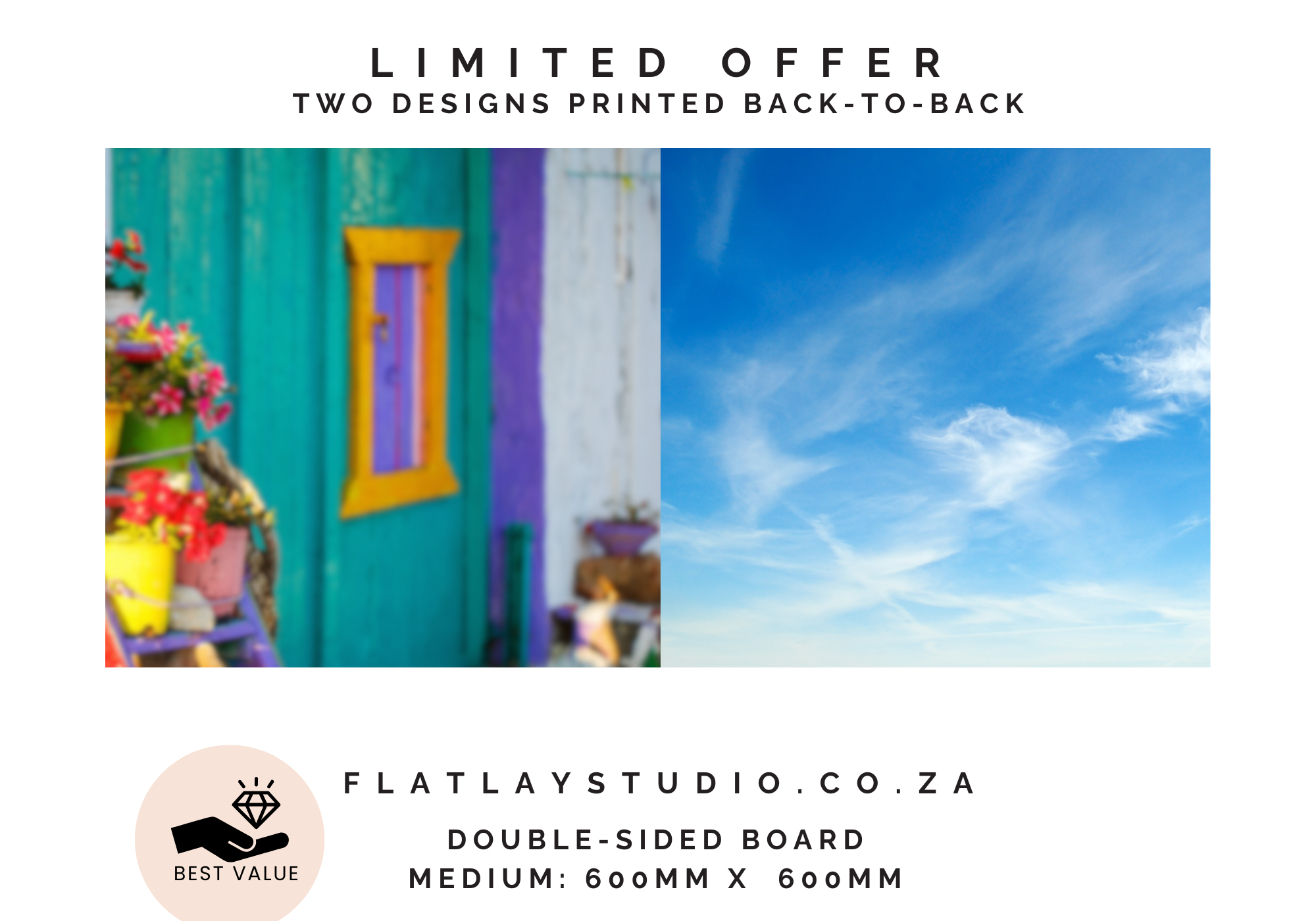 Double-sided_photography_backdrop_-_Artisan_52_Blue_Skies__Artisan_107_Island_Joy