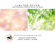 Double-sided_photography_backdrop_-_Artisan_82_Outdoor_Garden_Bokeh__Artisan_98_Peach_Bokeh