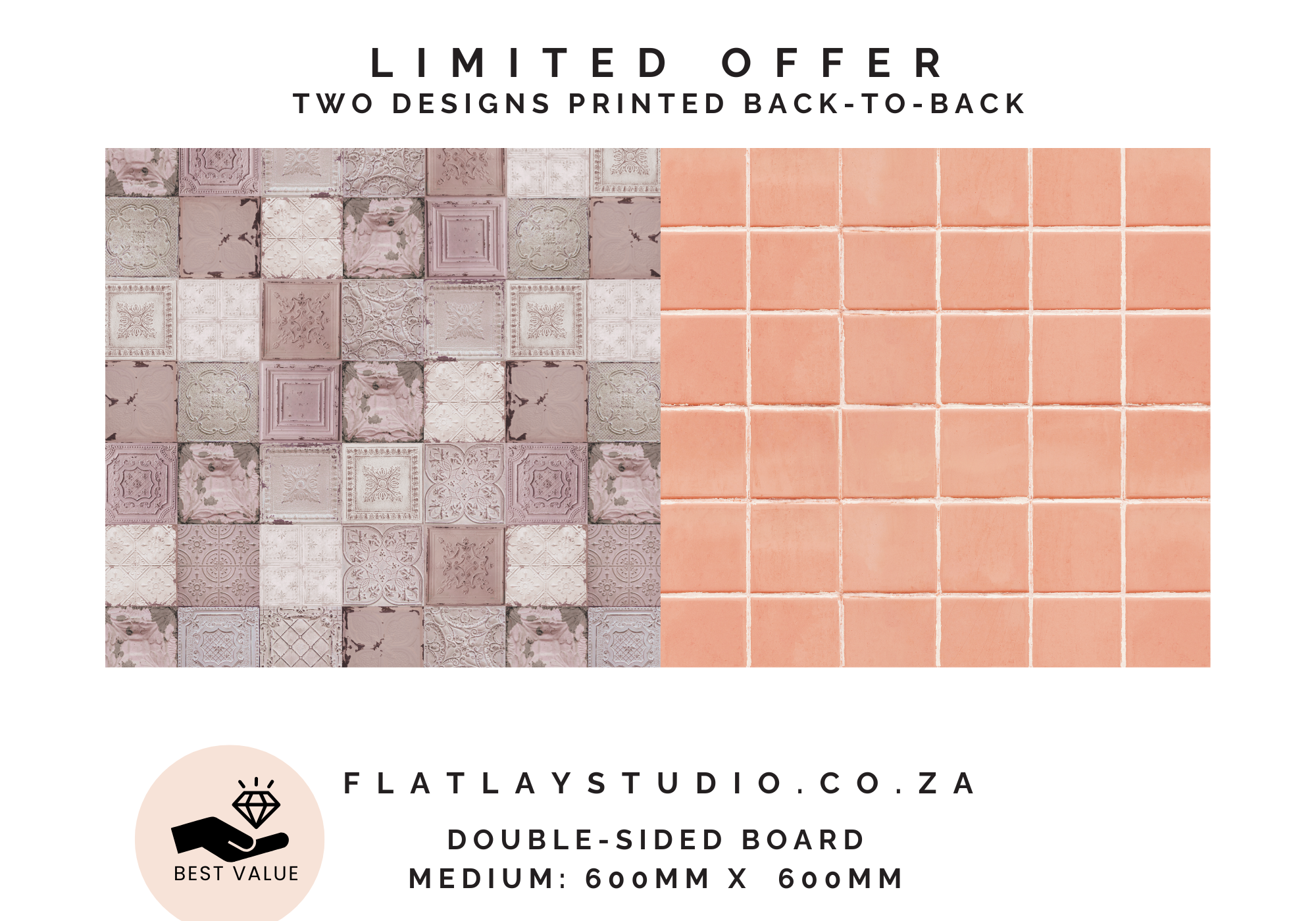 Double-sided_photography_backdrop_-_Tile_83_Nostalgic_Blush__Tile_84_Tangerine
