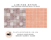 Double-sided_photography_backdrop_-_Tile_83_Nostalgic_Blush__Tile_84_Tangerine