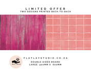 Double-sided_photography_backdrop_-_Tile_87_Coral_Reef__Wood_60_Fuchsia_Plank