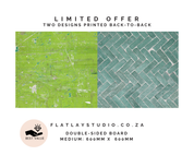 Double-sided_photography_backdrop_-_Wood_85_Mojito__Tile_62_Bermuda_Herringbone