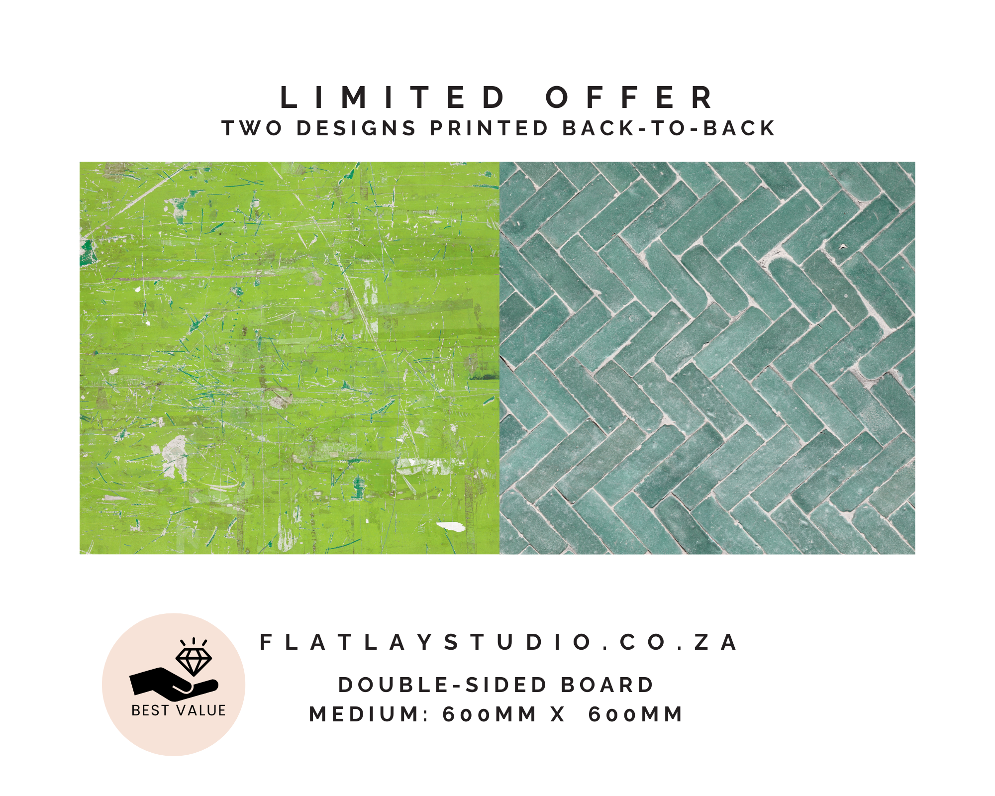 Double-sided_photography_backdrop_-_Wood_85_Mojito__Tile_62_Bermuda_Herringbone