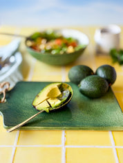 Double-sided photography backdrop - Tile 80 Limoncello + Texture 99 Muizenberg