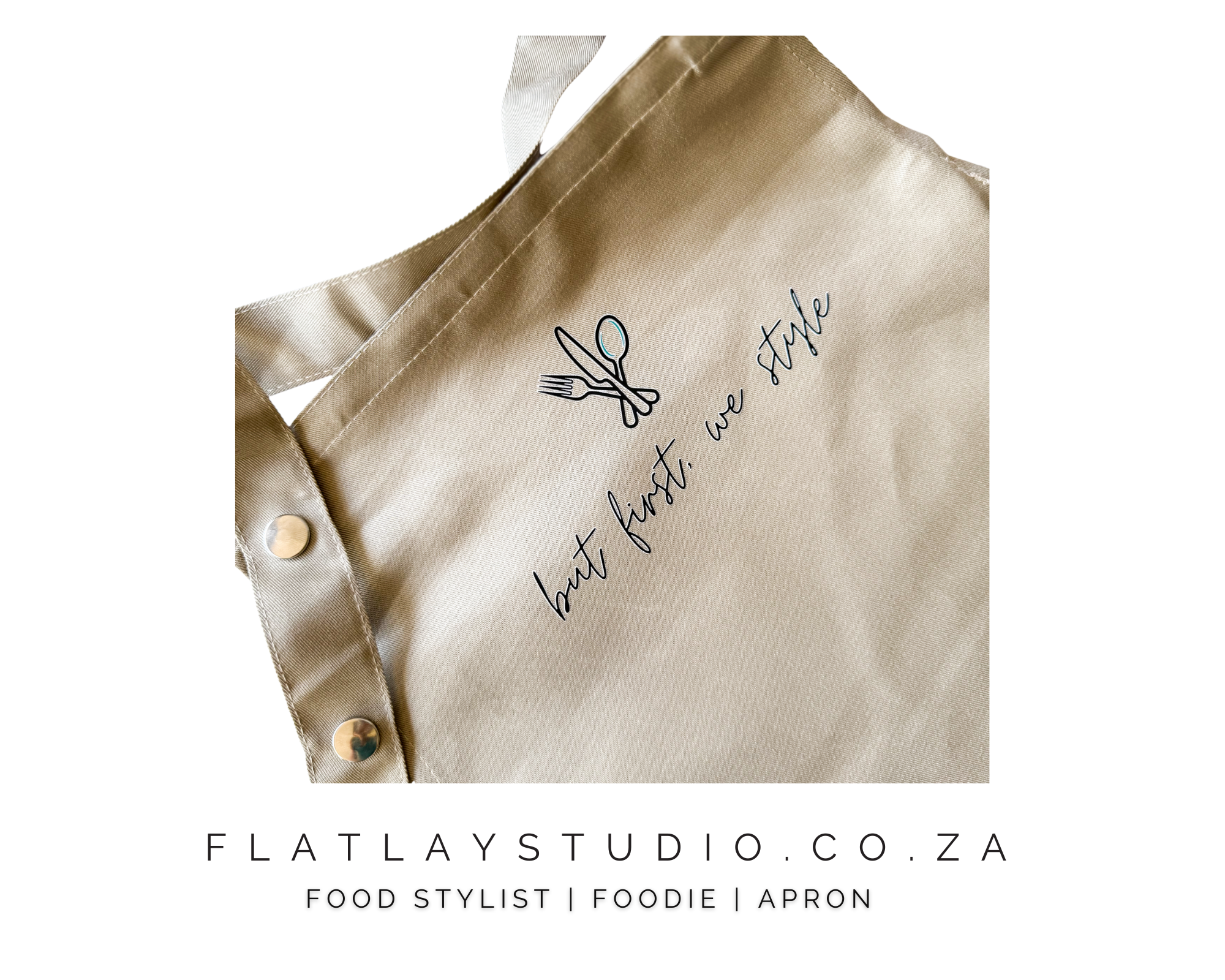 Food_Stylist_Signature_Apron-_Adjustable_Neck_and_Waist_Straps__Adjustable_Apron__Durable_Nylon_Apron