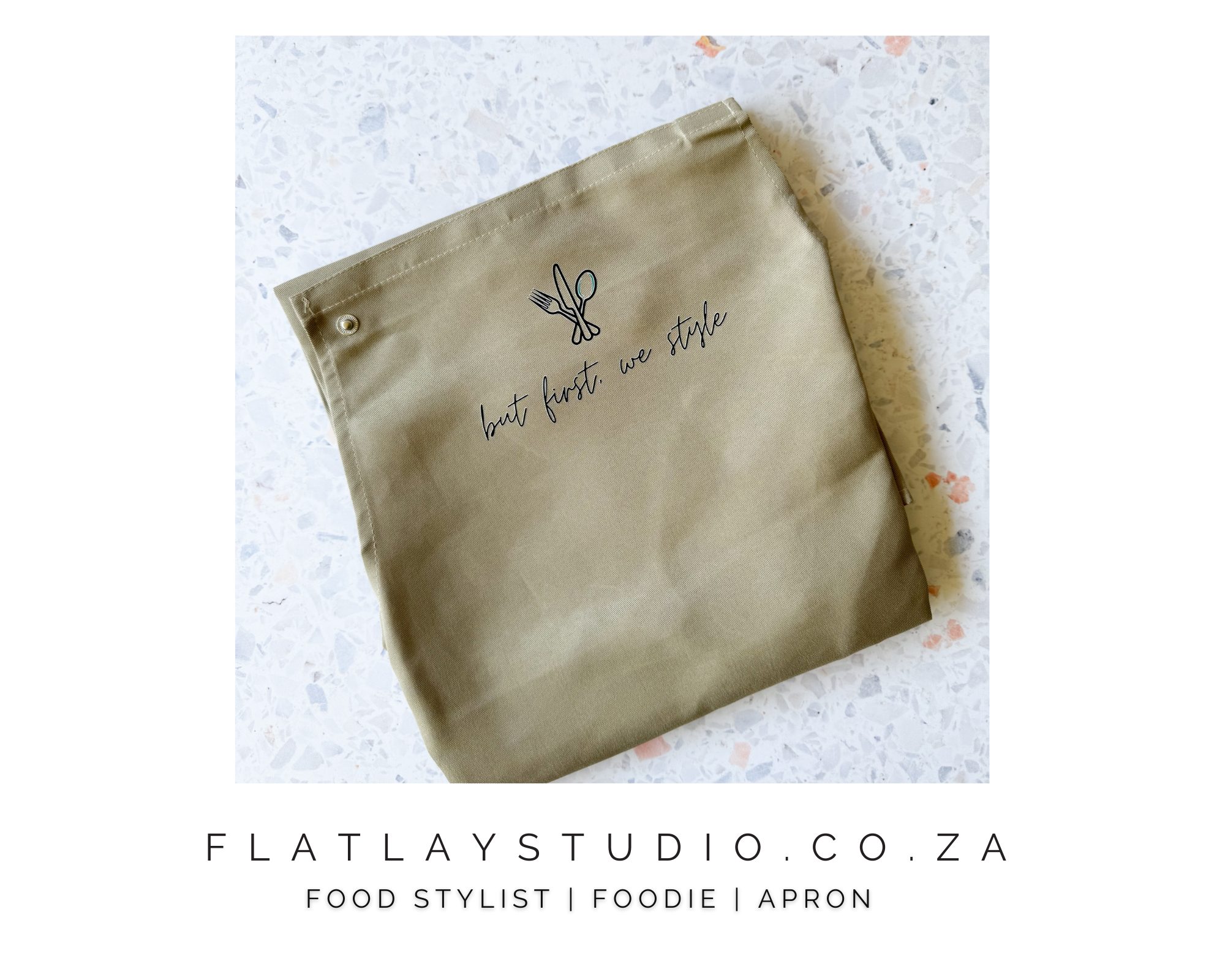 Food_Stylist_Signature_Apron-_Adjustable_Neck_and_Waist_Straps__Adjustable_Apron__Durable_Nylon_Apron