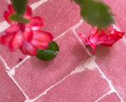 Double-sided photography backdrop - Wood 83 Maldives + Tile 86 Flamingo Herringbone
