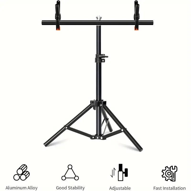 Tabletop Photography Backdrop T-Shape Stand - For Banners