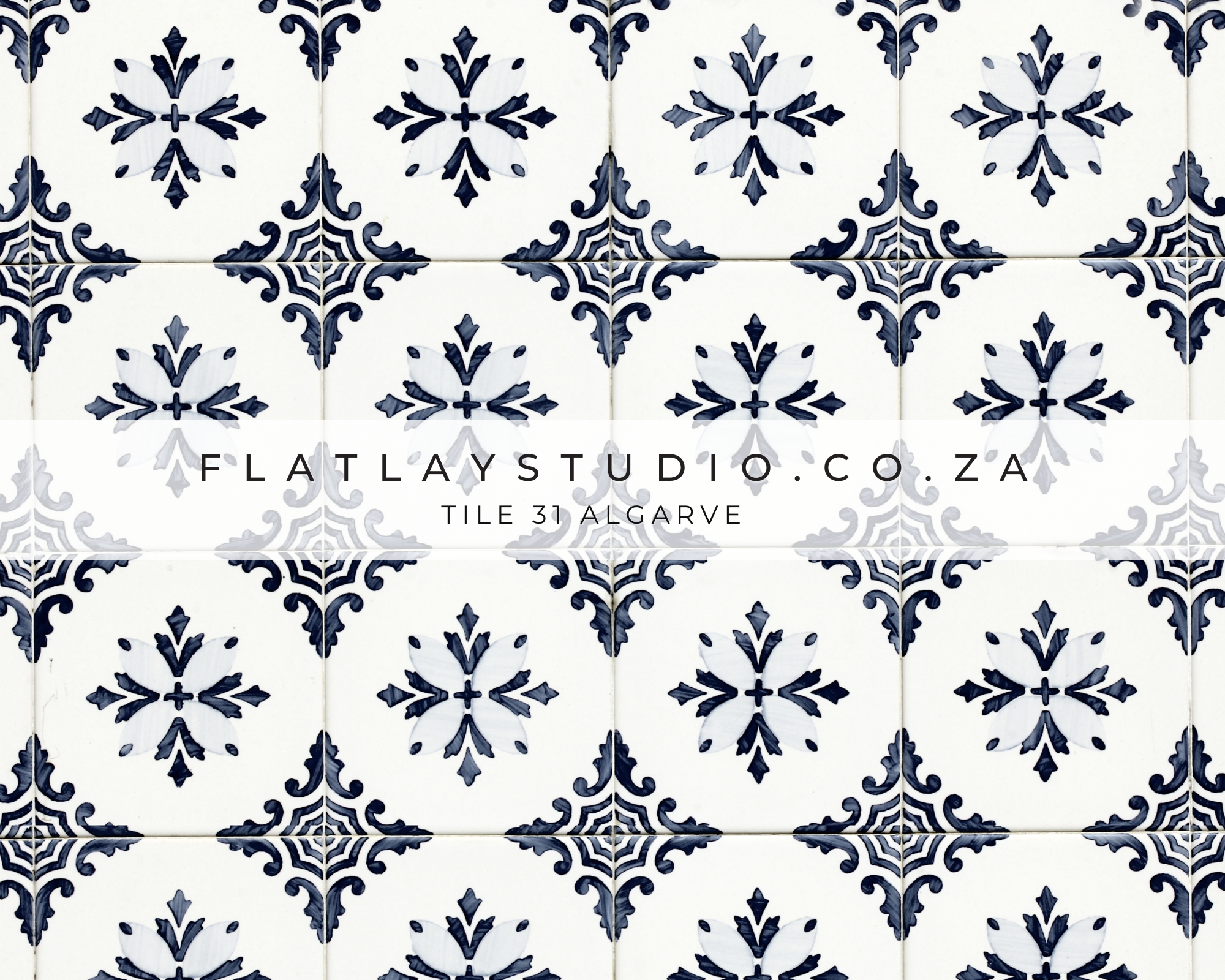 photography backdrop Algarve tile