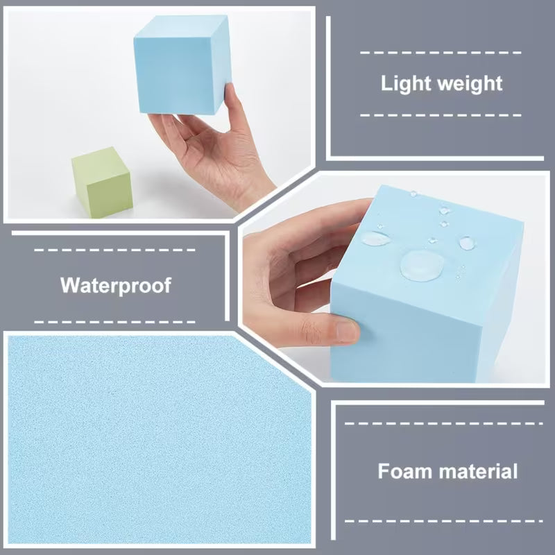 Cube Podium Risers 6 pcs for Product Photography - Colour