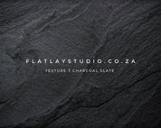 Texture 7 Charcoal Slate - FlatlayStudio Flatlay Styling Board