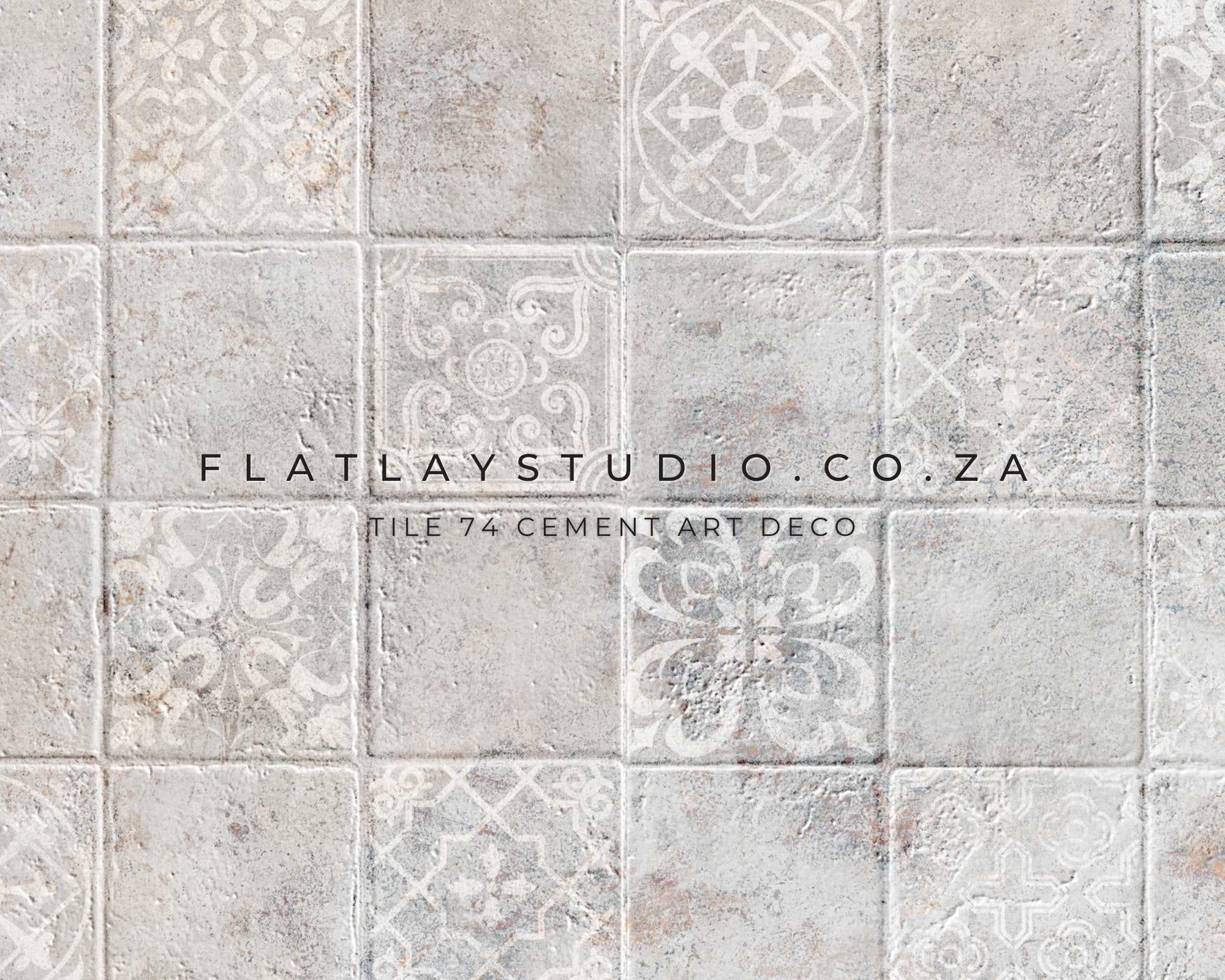 Tile 74 Cement Art Deco Flatlay Styling Board Flatlay Studio 
