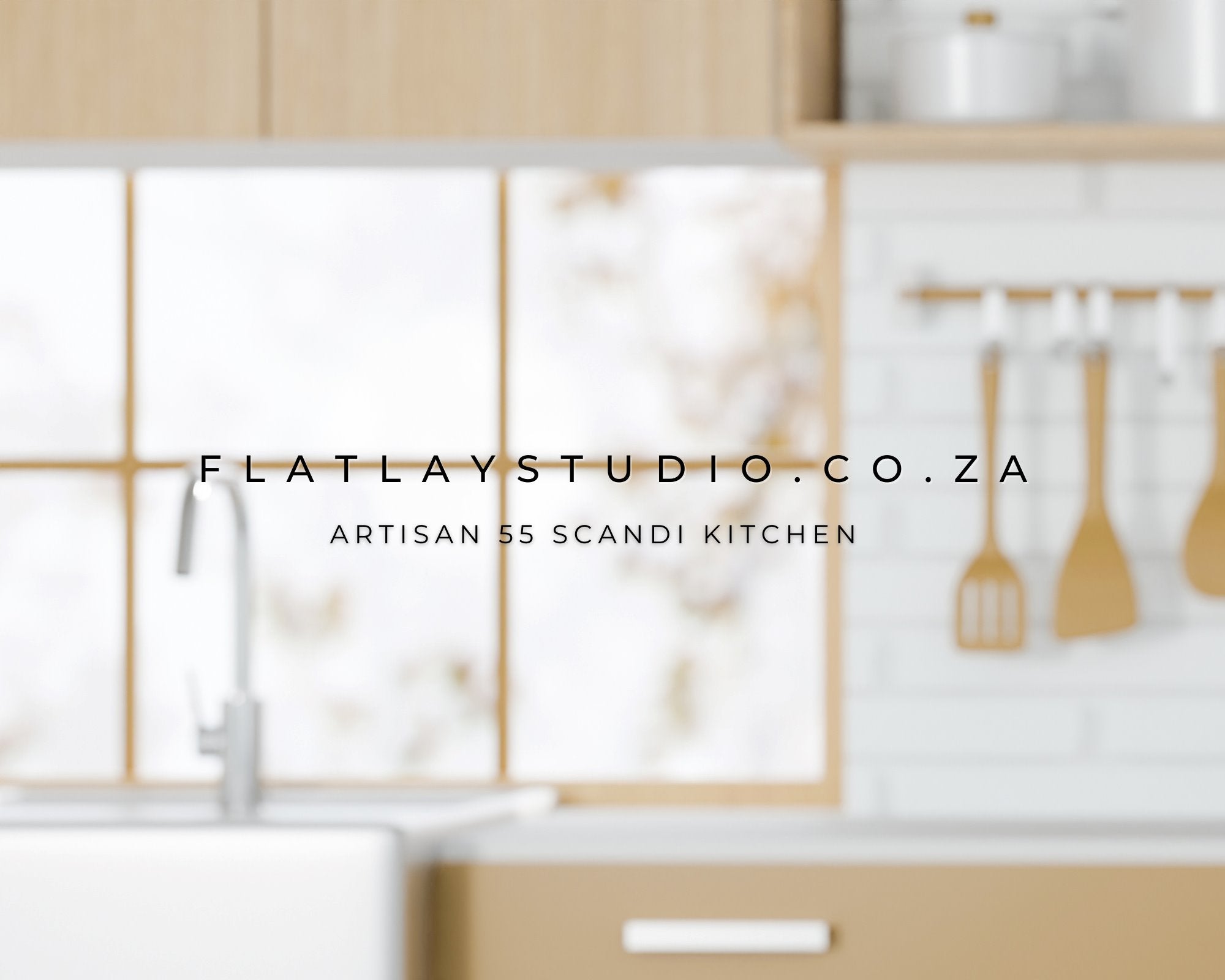 Artisan 55 Scandi Kitchen - FlatlayStudio Flatlay Styling Board