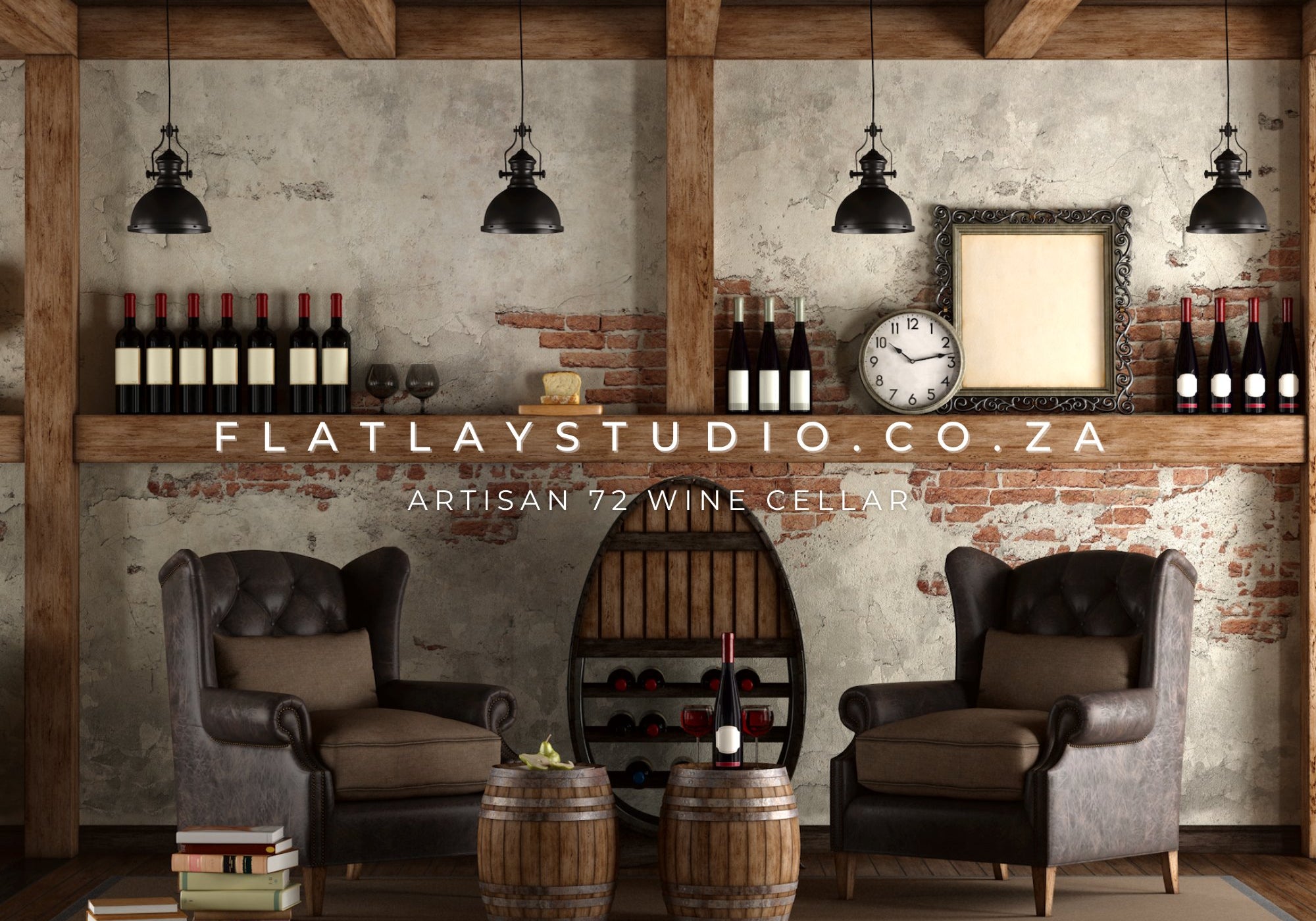 Artisan 72 Wine Cellar Flatlay Styling Board Flatlay Studio 