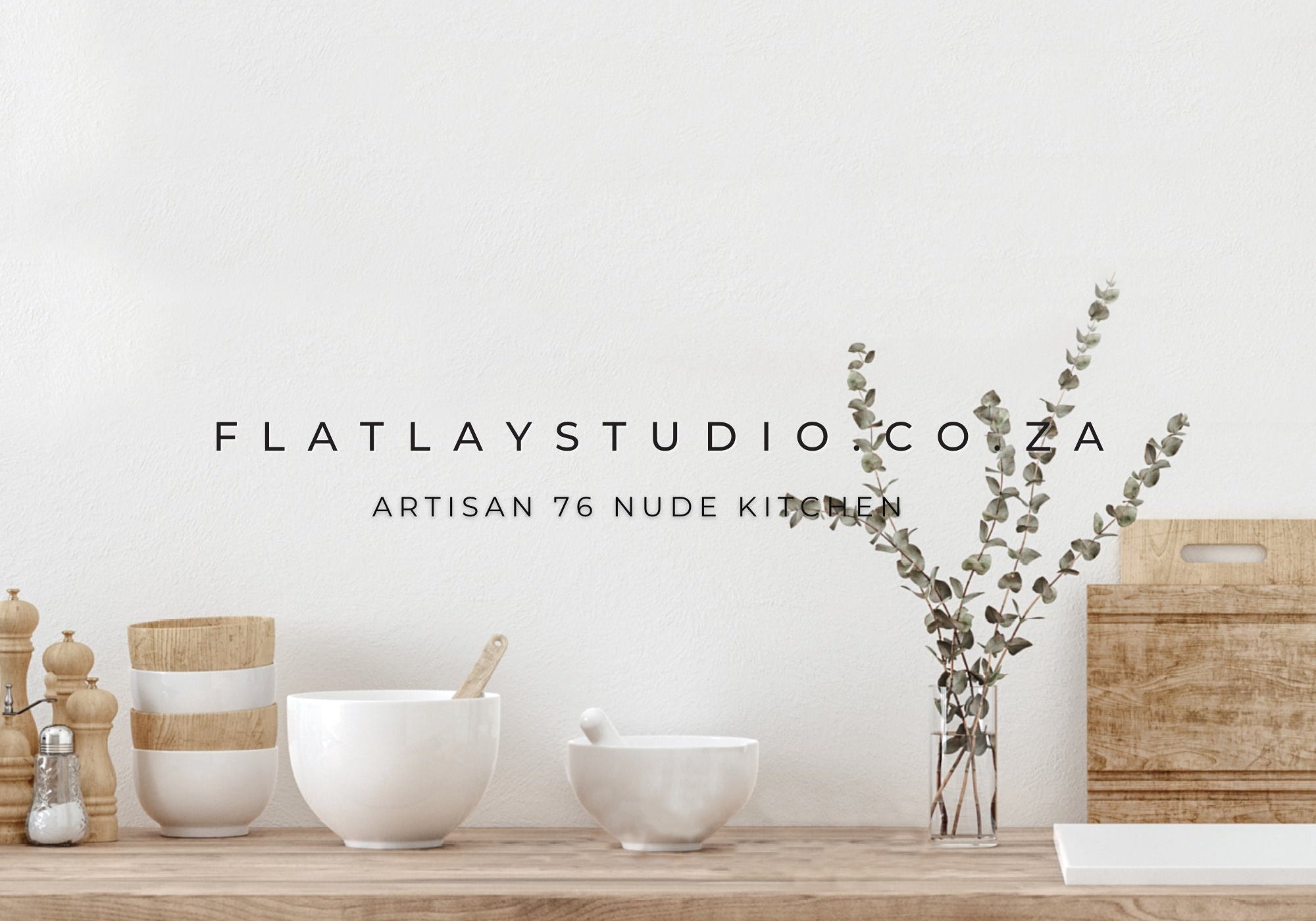 Artisan 76 Nude Kitchen Flatlay Styling Board Flatlay Studio 