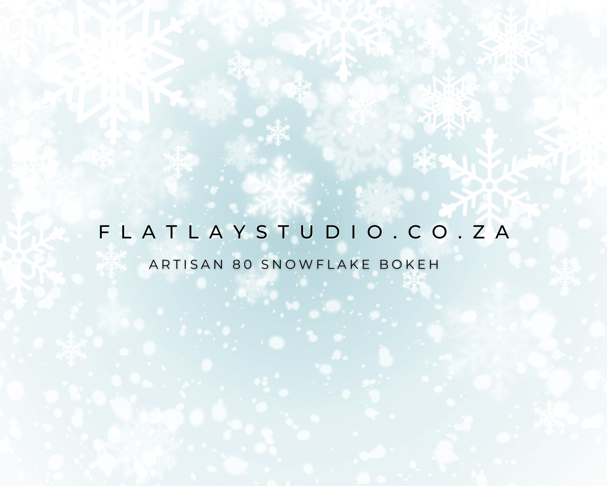 Artisan 80 Snowflake Bokeh Flatlay Styling Board Flatlay Studio 