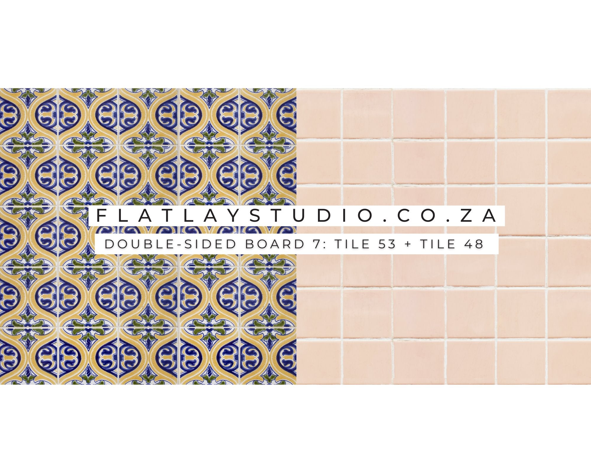 Double-sided Board 7: Tile 53 + Tile 48 - FlatlayStudio Flatlay Styling Board