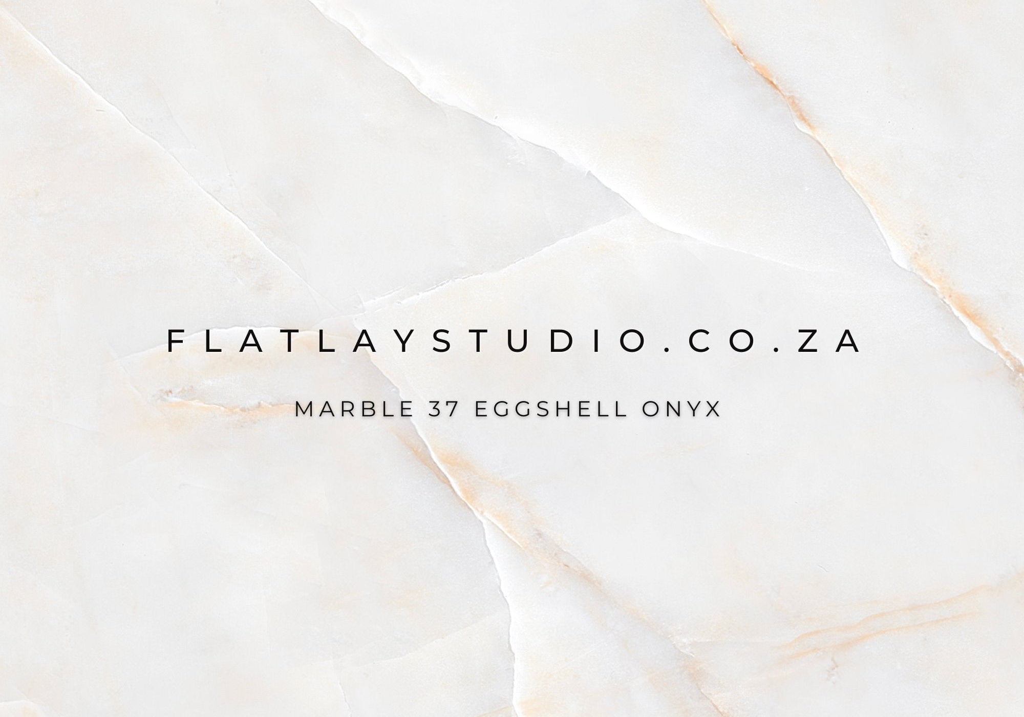 Marble 37 Eggshell Onyx (Flawed) - FlatlayStudio