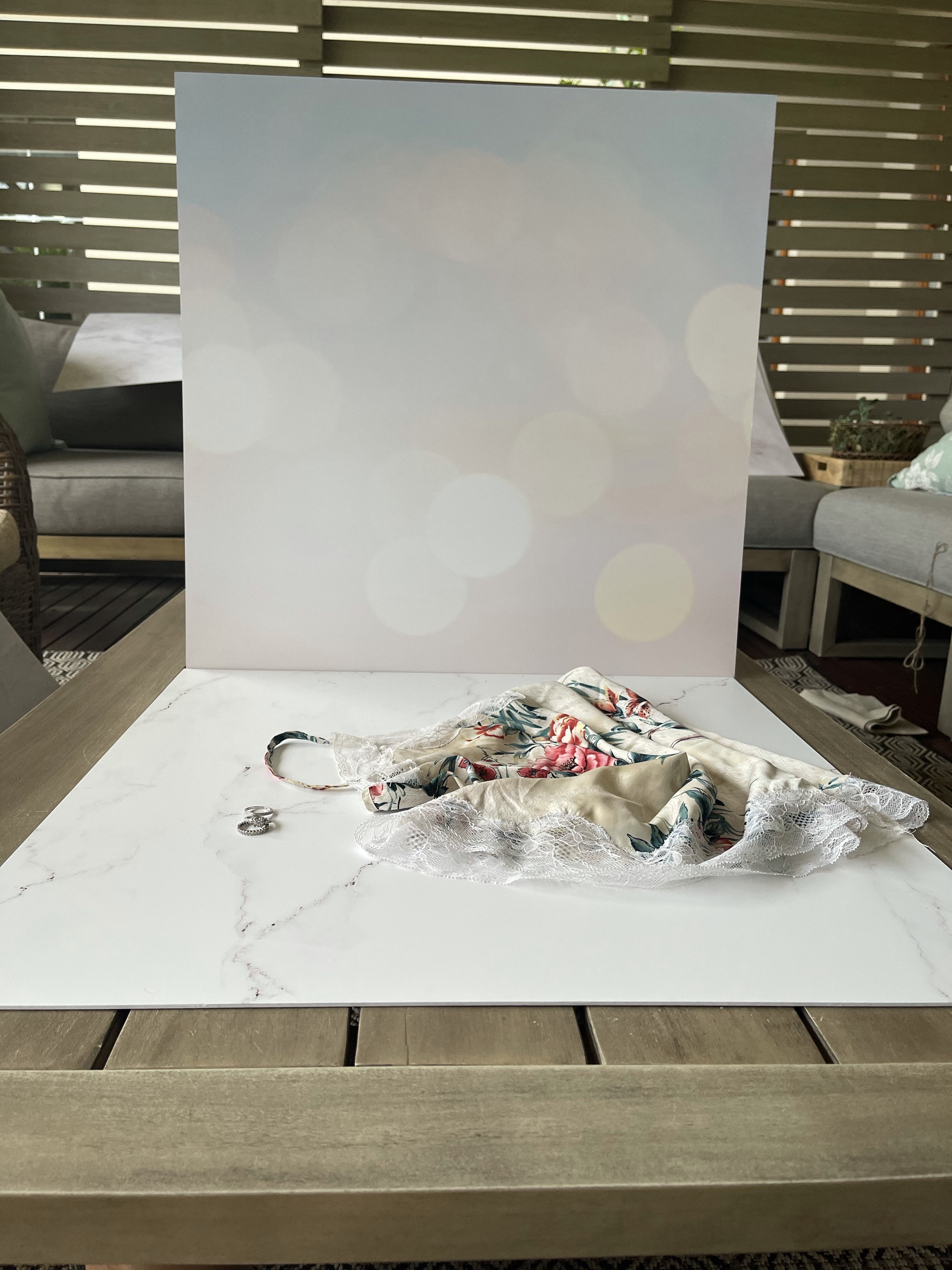 Marble 38 Arctic White photography backdrop – FlatlayStudio