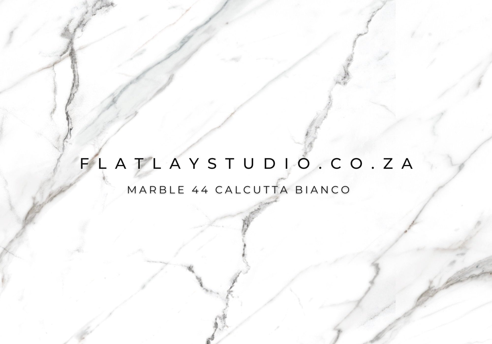 Marble 44 Calcutta Bianco - FlatlayStudio