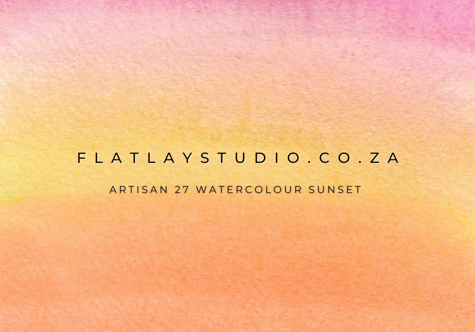 Artisan 27 Watercolour Sunset - FlatlayStudio