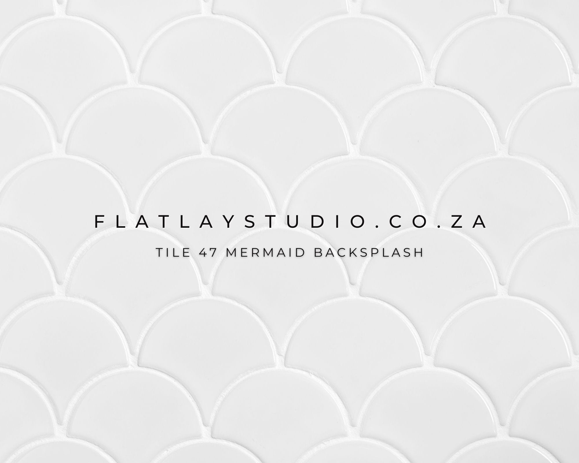 Tile 47 Mermaid Wave Backsplash - FlatlayStudio Flatlay Styling Board