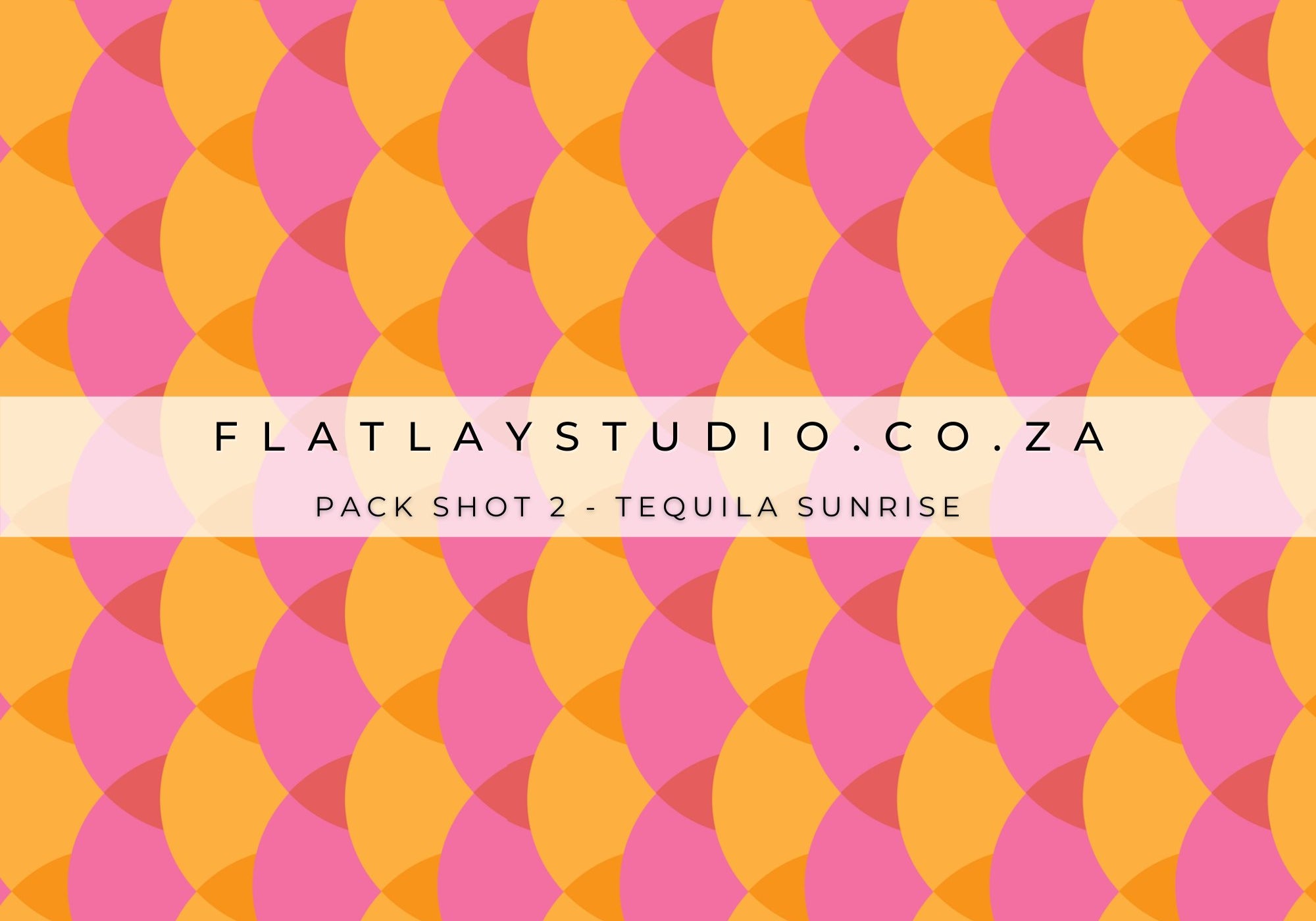 Pack Shot 2 - Tequila Sunrise - FlatlayStudio Flatlay Styling Banner