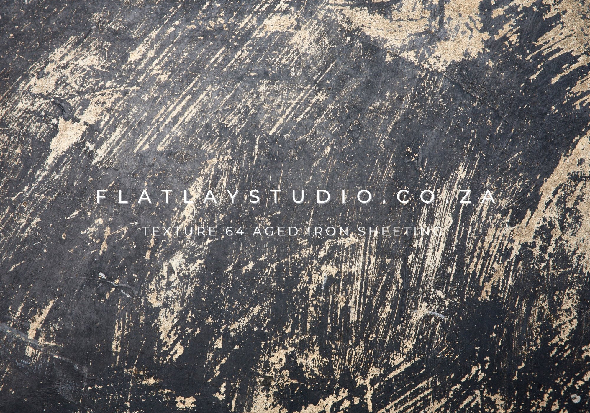Texture 64 Aged Iron Sheeting - FlatlayStudio