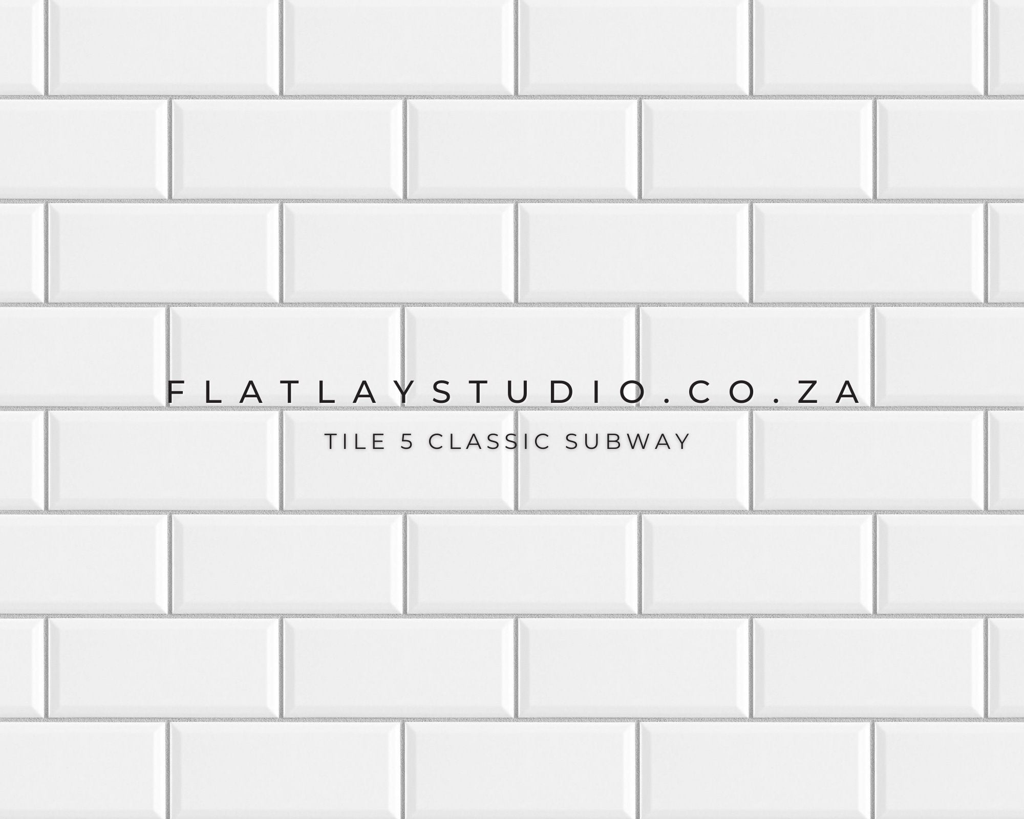 Tile 5 Classic Subway - FlatlayStudio Flatlay Styling Board