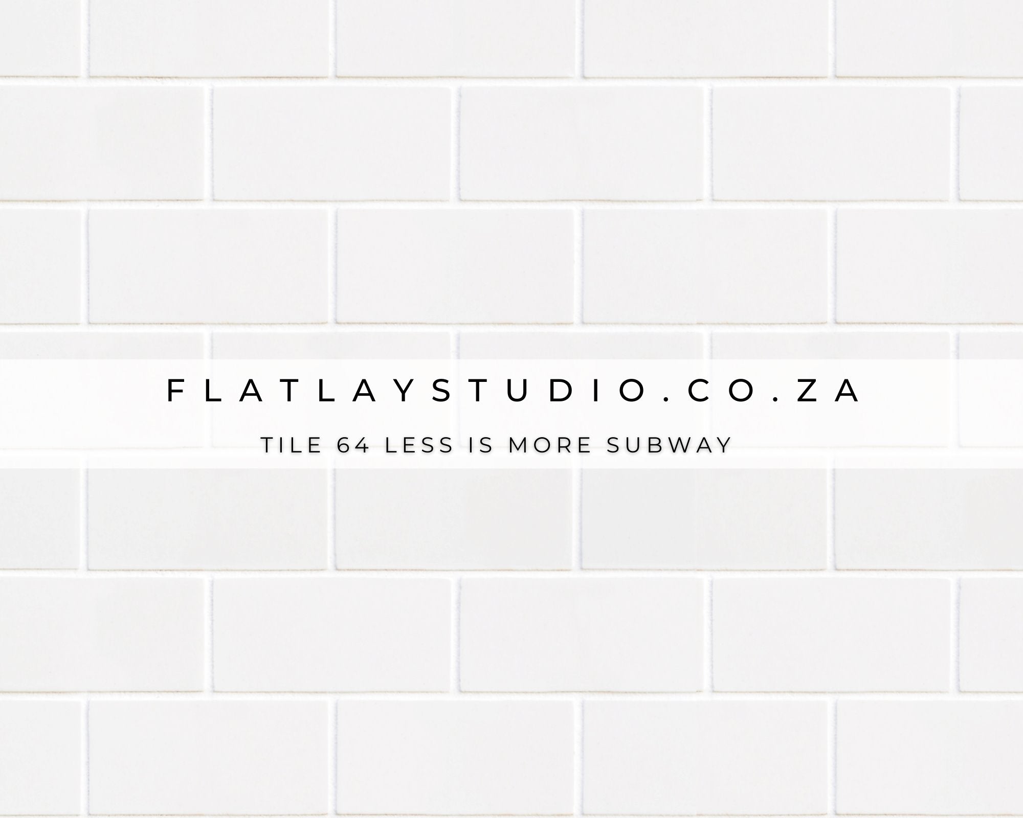 Tile Less Panels Tile 64 Less is More Subway – FlatlayStudio