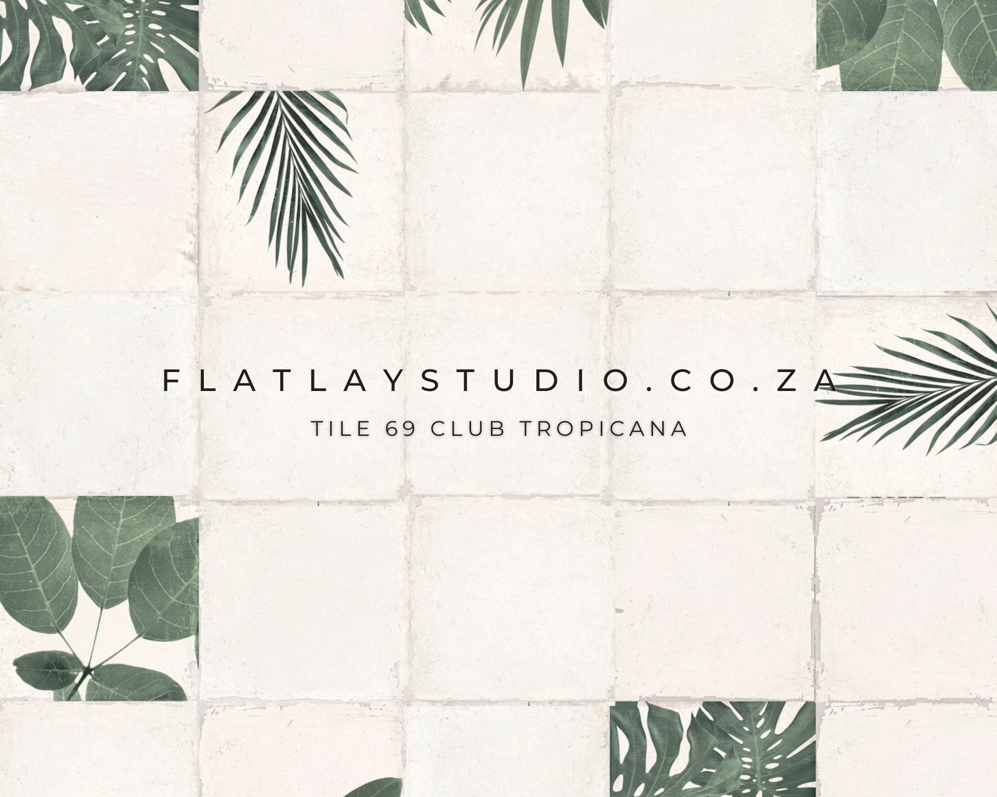 Tile 69 Club Tropicana Flatlay Styling Board Flatlay Studio 