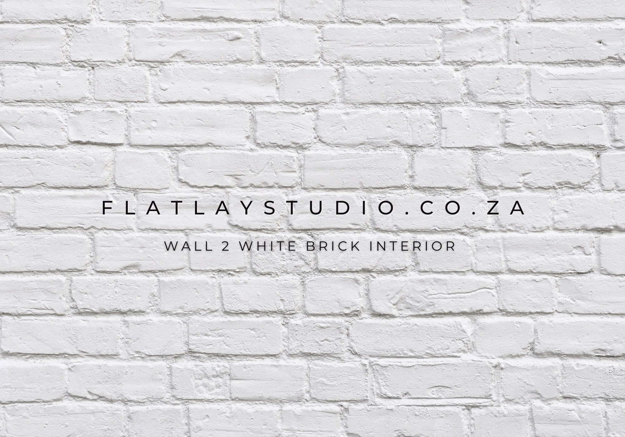 Wall 2 White Brick Interior - FlatlayStudio Flatlay Styling Board