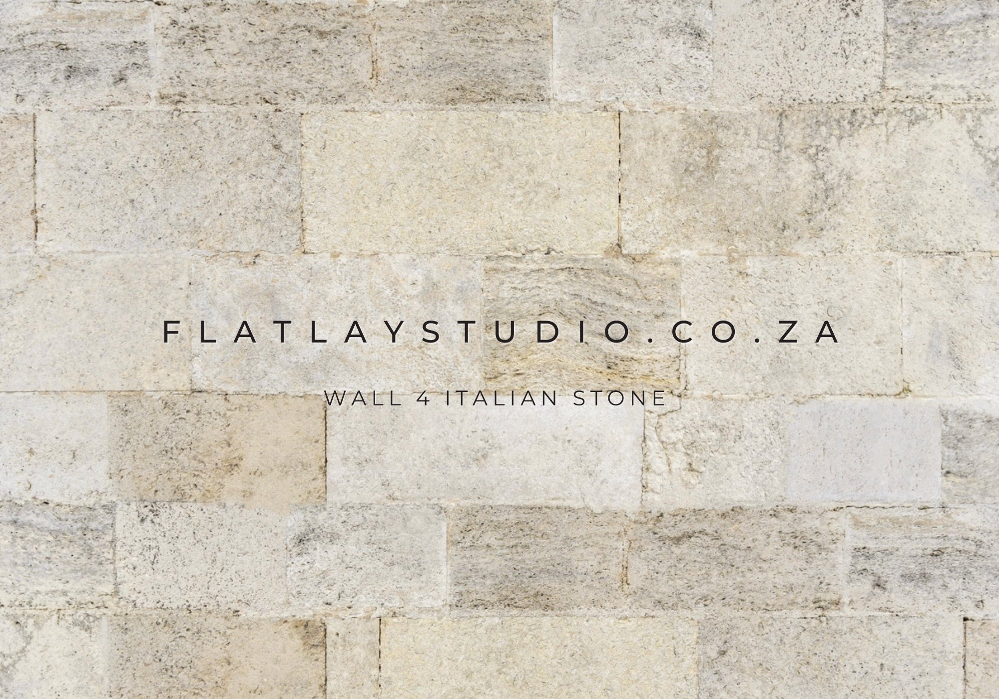 Wall 4 Italian Stone - FlatlayStudio